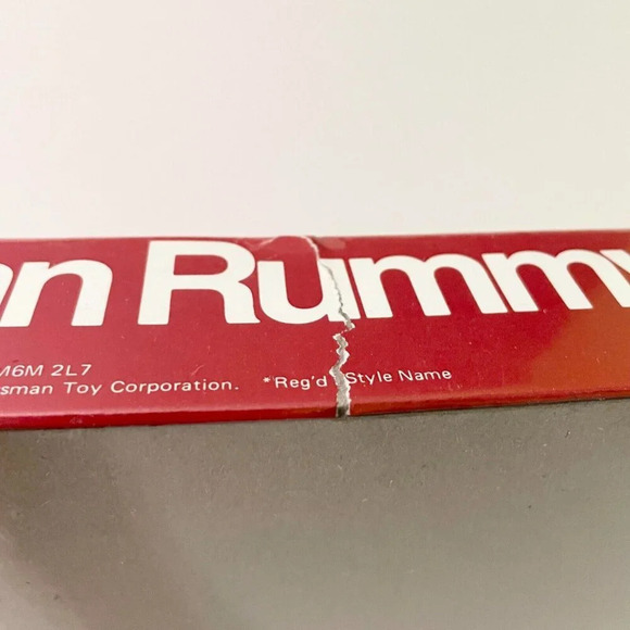 Michigan Rummy Board Game Classic Gin Rummy Game Tray Playtoy Damaged Box - Picture 6 of 16